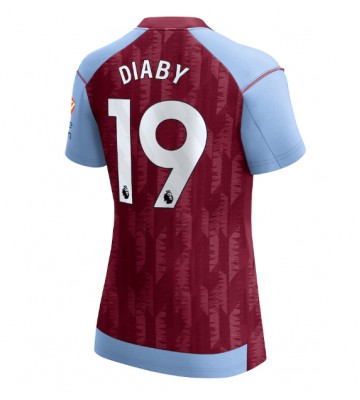 Aston Villa Moussa Diaby #19 Hemmatröja Kvinnor 2023-24 Kortärmad